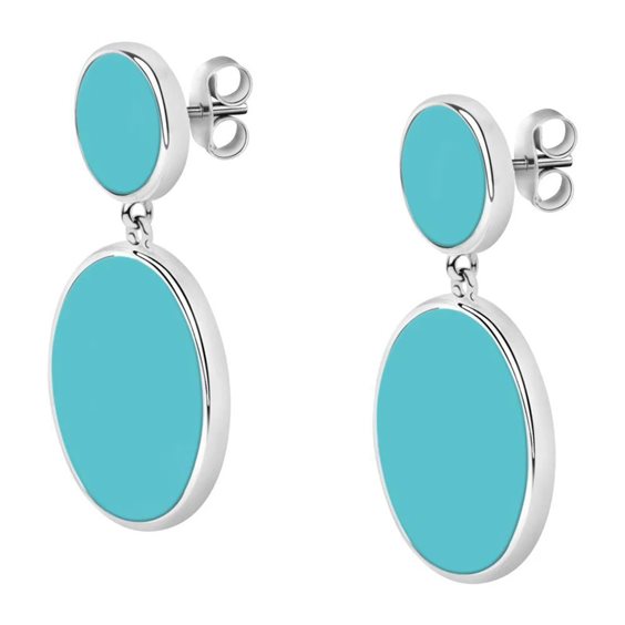 Orecchini Morellato Donna Perfetta in Argento Pasta di turchese SALX04 - SALX04
